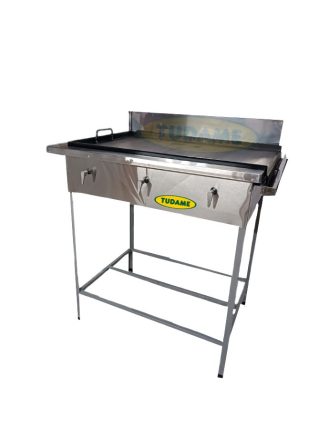 Plancha a gas de pedestal 80 cm
