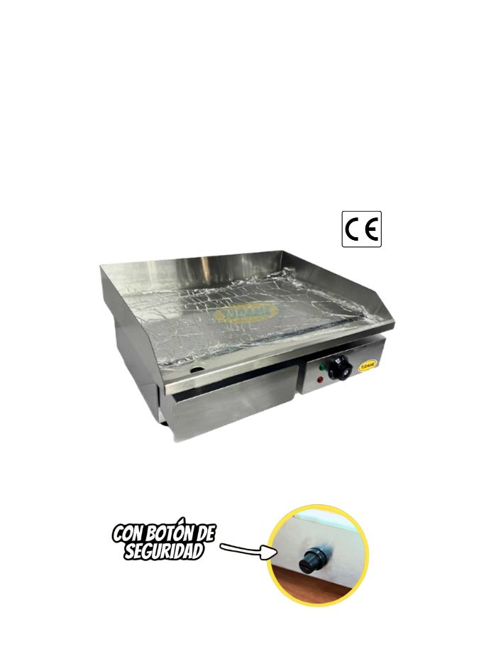 Plancha eléctrica lisa 55cm - Image 2