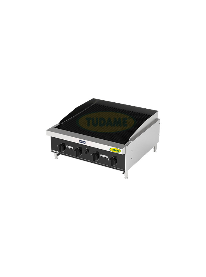 Parrillera grill a gas HEAVY DUTY 60cm/ 24" METVISA - Image 3