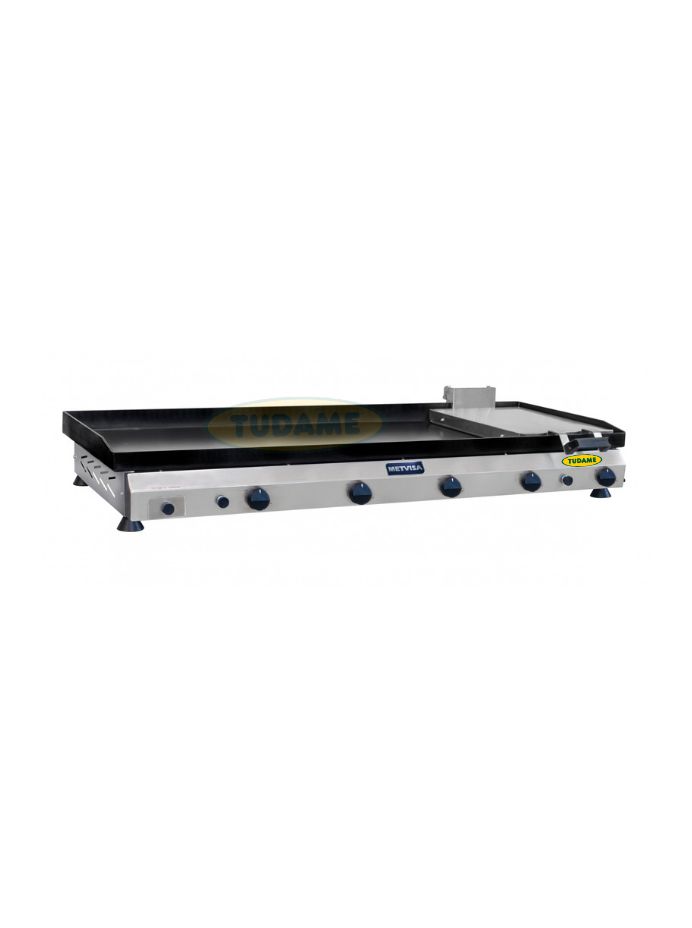 Plancha a gas con prensador 140cm METVISA