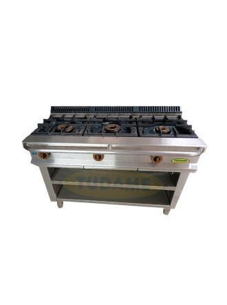 Cocina 3 hornillas con entrepaño a gas REPAGAS