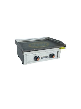 Plancha gas lisa