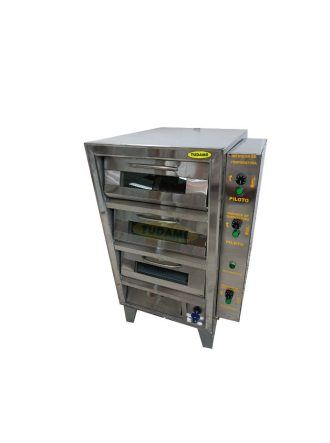 Horno 3 bandejas dual