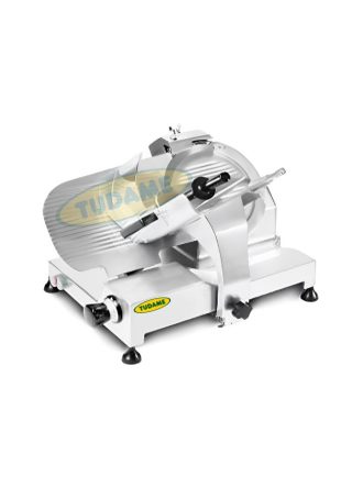 Rebanadora de fiambres inclinada con engranaje disco 370mm TREVI
