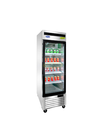 Exhibidor vertical de congelación 1 puerta ATOSA MCF8701GR