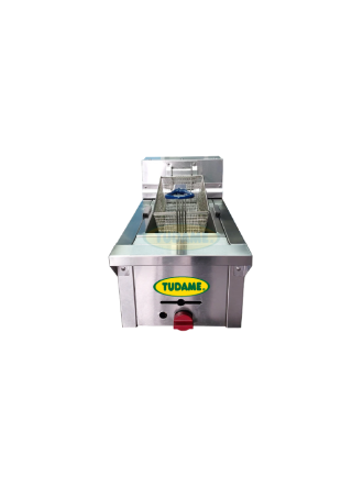 Freidor Tope Modular a Gas 5Lts de aceite, 1 Cesta, Acero 430