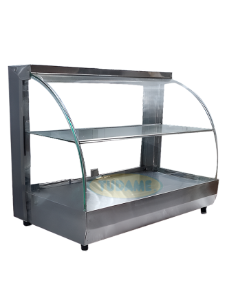 Calentador vidrio curvo 50cm