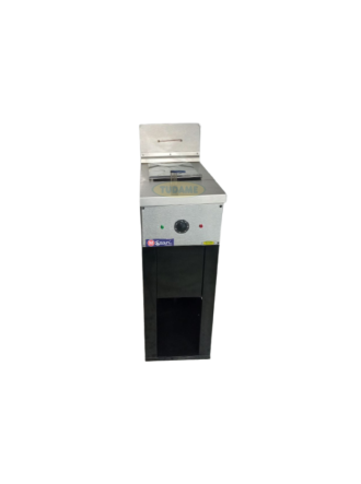 Freidora 17+3 litros eléctrica en acero inoxidable y galvanizado pintado