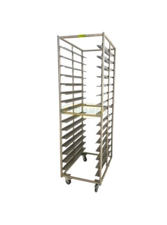 Carro bandejero 15 bandejas acero inox 430