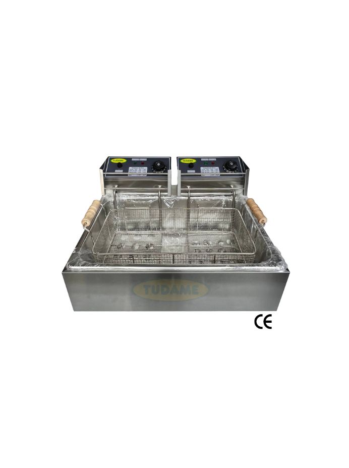 Freidora eléctrica con capacidad de 12 litros para piezas grandes - Image 2