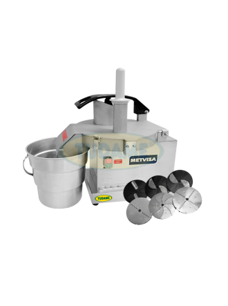 Multiprocesador de alimentos METVISA 6 discos