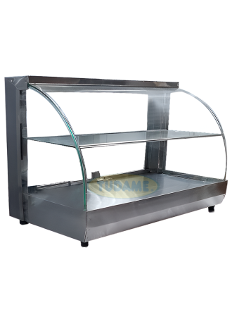 Calentador vidrio curvo 70cm