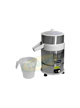 Exprimidor de naranjas 1/4 Hp METVISA Acero