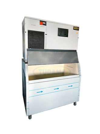 Fabricador de hielo con deposito NTF 300Kg/24horas