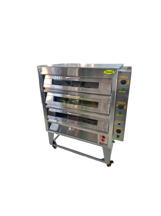 Horno dual de pizza 3 cámaras