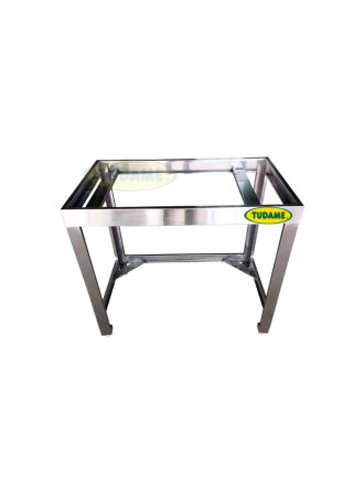 Mesa para horno de pizza 2 cámaras pintada