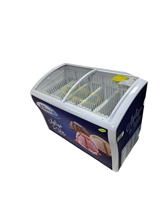Exhibidor de helado vidrio curvo 378 litros KHALED - Image 2